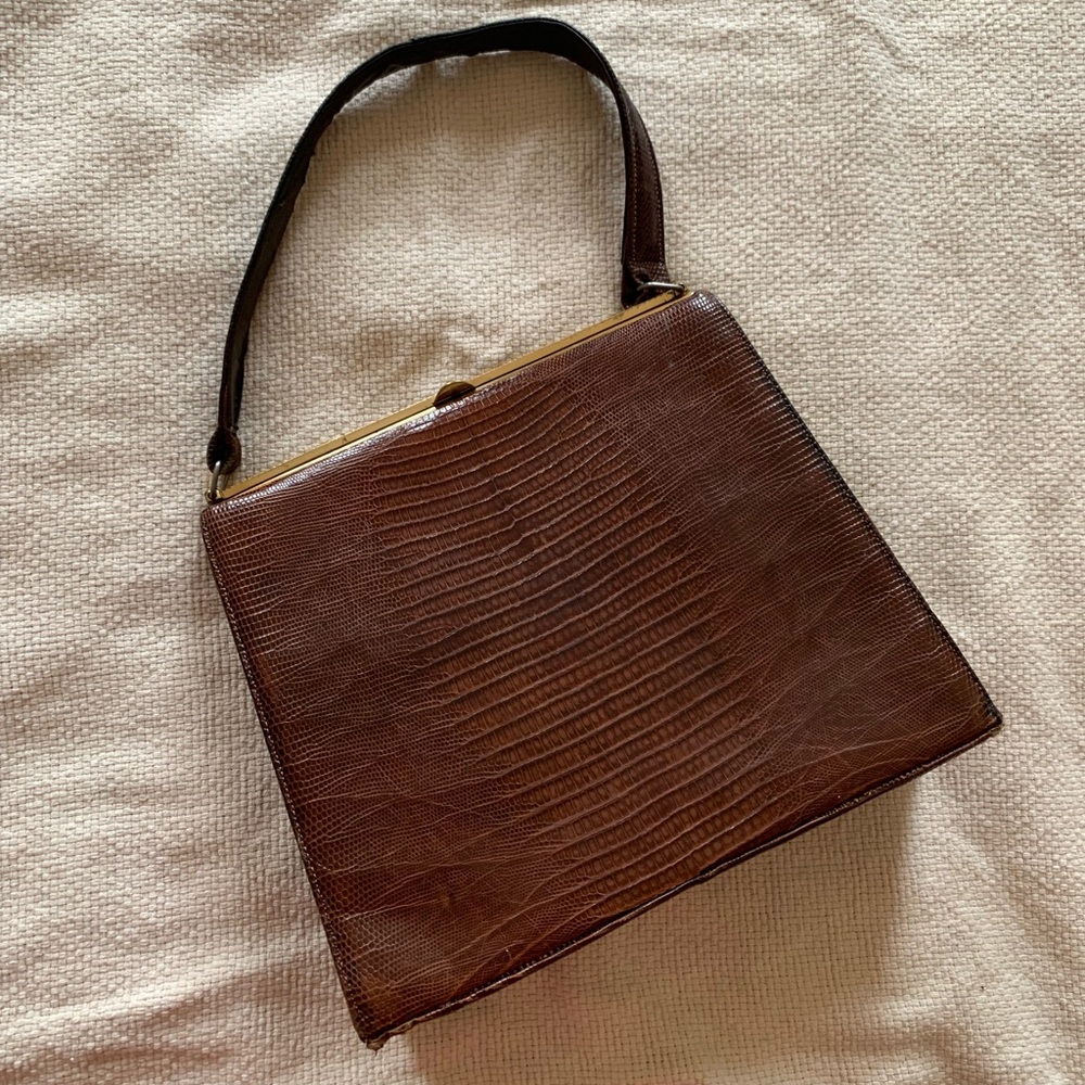 Bellestone Vintage Alligator Purse 1950s